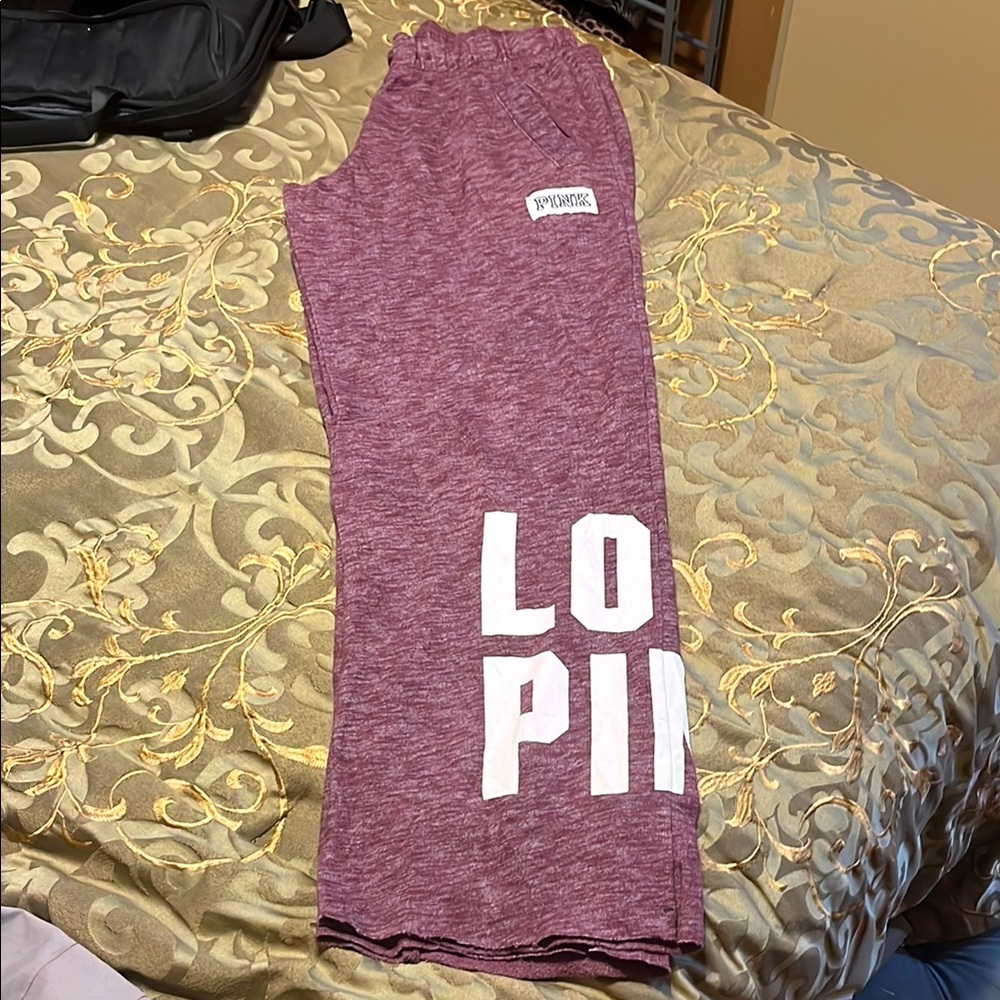 Victoria's Secret Maroon Lounge Pants